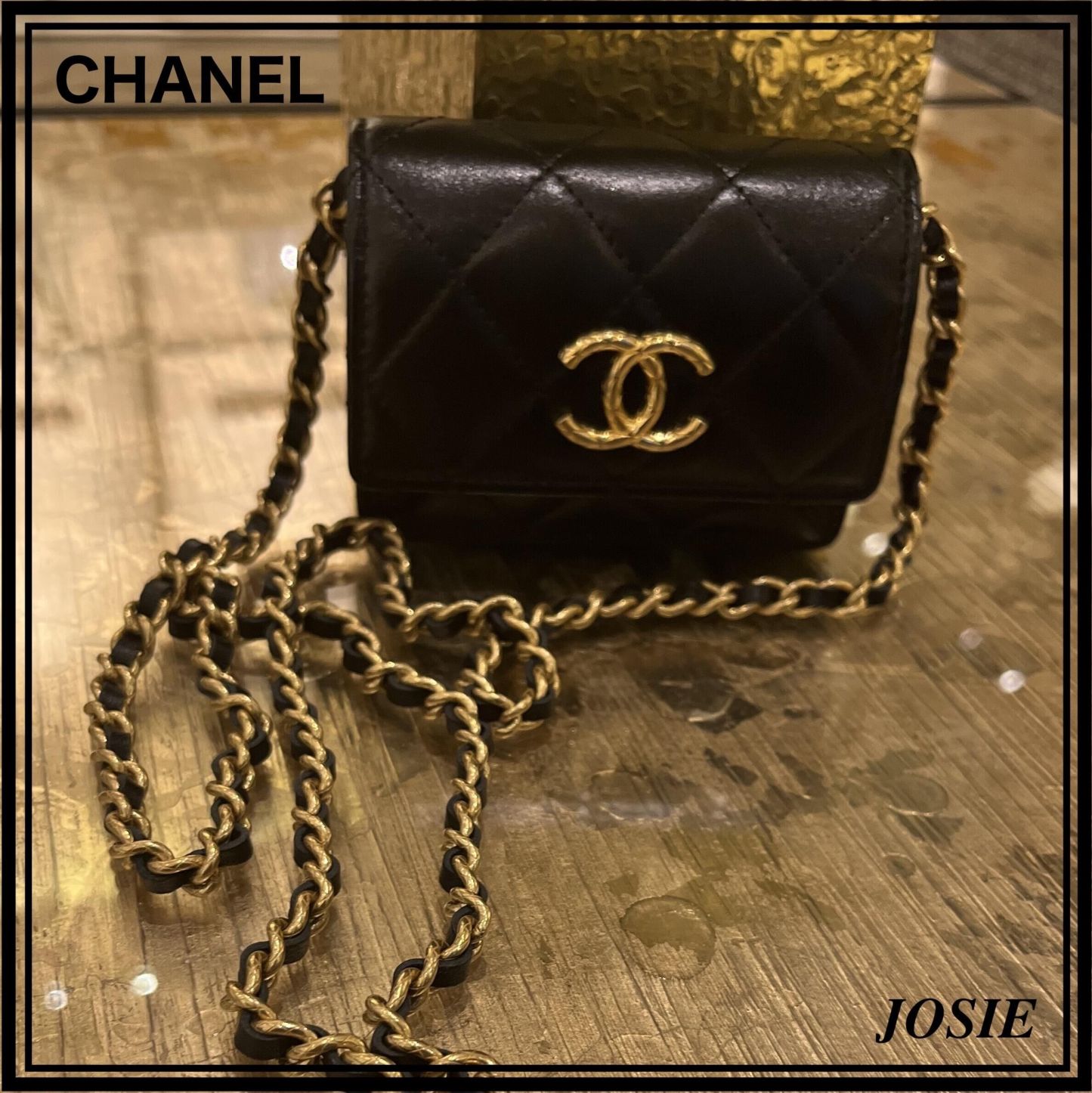 【CHANEL】希少 チェーン クラッチ ミニバッグ AP3105 可愛い♪